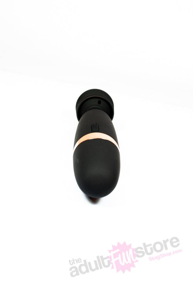 Onyxxx - Darque Rechargeable Massage Wand - Black/Rose Gold - Stag Shop