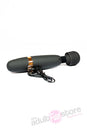 Onyxxx - Darque Rechargeable Massage Wand - Black/Rose Gold - Stag Shop