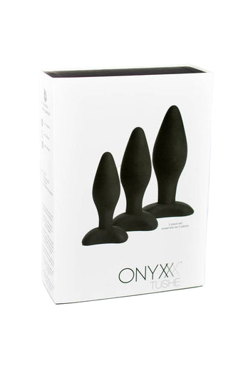 ONYXXX - Tushe Silicone Anal Trainer Kit - Black - Stag Shop