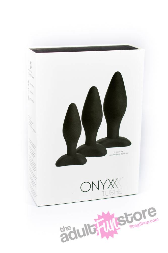 ONYXXX - Tushe Silicone Anal Trainer Kit - Black - Stag Shop