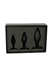 ONYXXX - Tushe Silicone Anal Trainer Kit - Black - Stag Shop