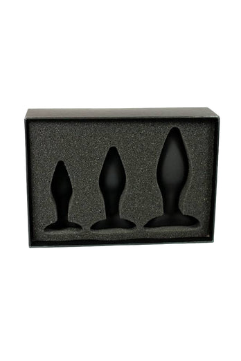 ONYXXX - Tushe Silicone Anal Trainer Kit - Black - Stag Shop