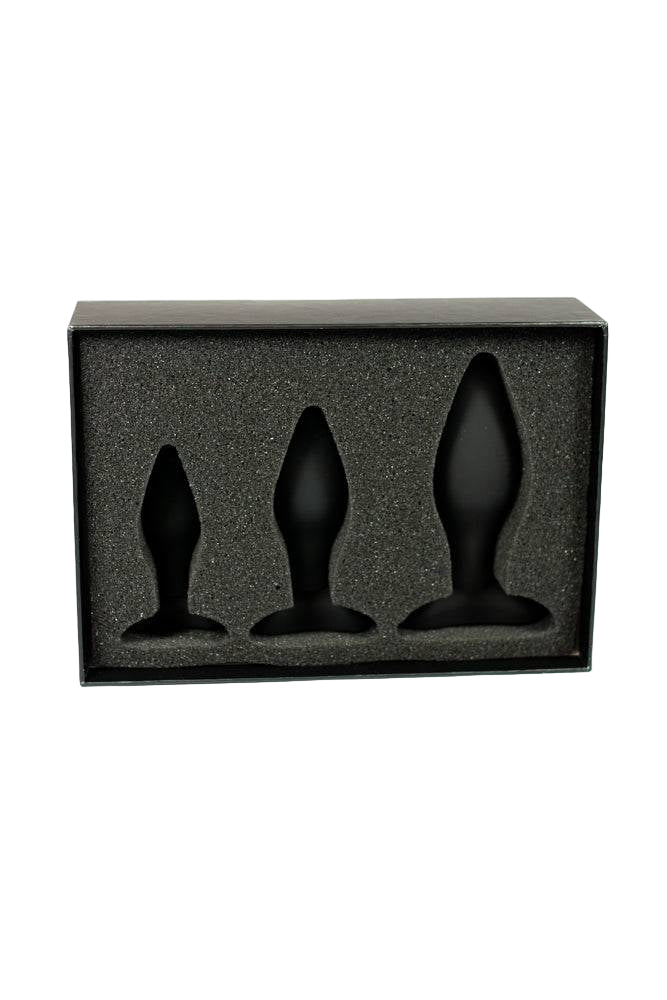 ONYXXX - Tushe Silicone Anal Trainer Kit - Black - Stag Shop