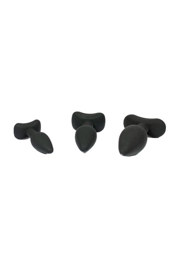 ONYXXX - Tushe Silicone Anal Trainer Kit - Black - Stag Shop