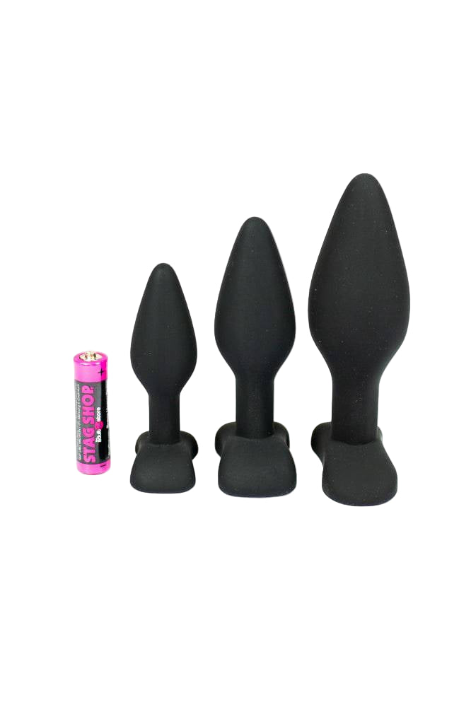 ONYXXX - Tushe Silicone Anal Trainer Kit - Black - Stag Shop
