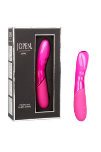 Thumbnail for Jopen - Opal Vibrating Glass Wand - Pink - Stag Shop