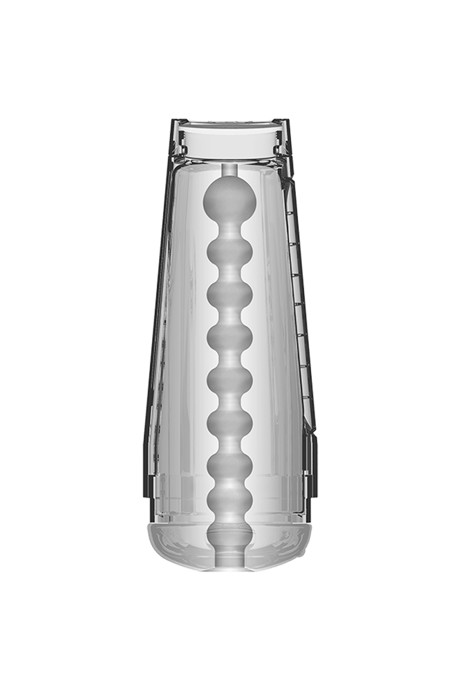 Doc Johnson - Main Squeeze - Optix Stroker - Clear - Stag Shop