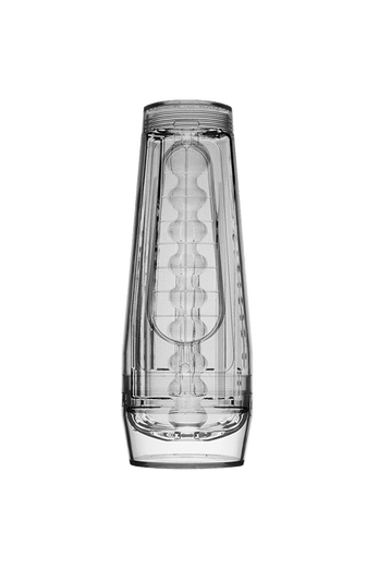 Doc Johnson - Main Squeeze - Optix Stroker - Clear - Stag Shop