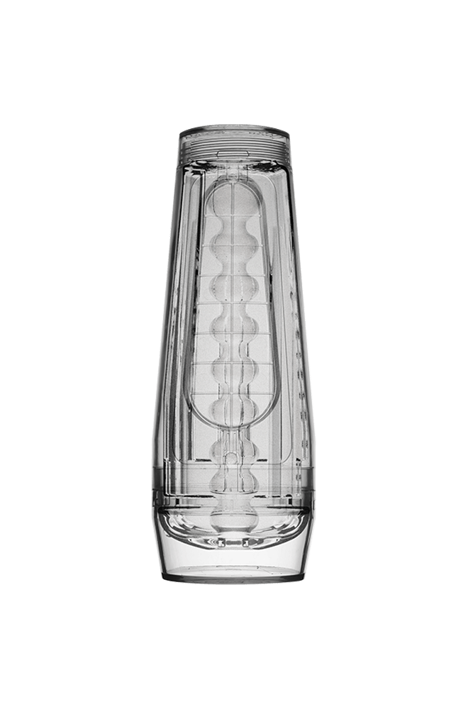 Doc Johnson - Main Squeeze - Optix Stroker - Clear - Stag Shop