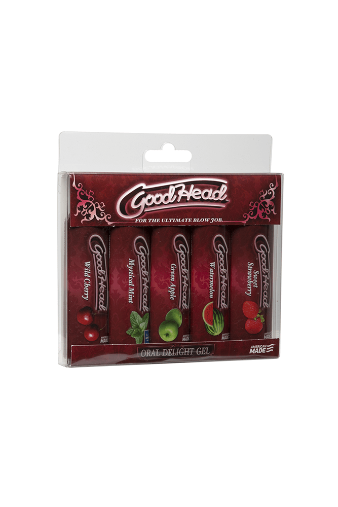 Doc Johnson - GoodHead - Oral Delight Gel - 5-Pack - Stag Shop