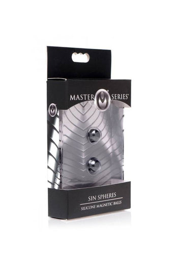 XR Brands - Master Series - Sin Spheres Silicone Magnetic Balls - Stag Shop