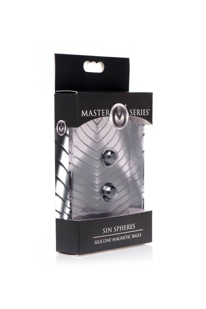 XR Brands - Master Series - Sin Spheres Silicone Magnetic Balls - Stag Shop