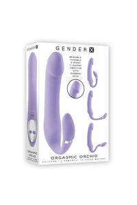 Thumbnail for Evolved - Gender X - Orgasmic Orchid Bendable Vibrator - Purple - Stag Shop