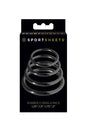 Sportsheets - Rubber O-Ring 4-Pack - Black - Stag Shop