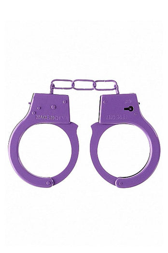 Ouch by Shots Toys - Beginner Metal Handcuffs - Assorted Colours - Stag Shop