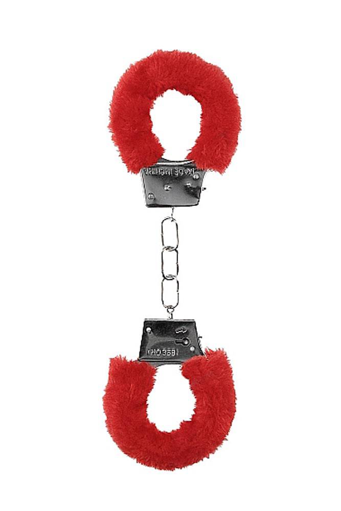 Ouch by Shots Toys - Beginner Fur Handcuffs - Assorted Colours - Stag Shop