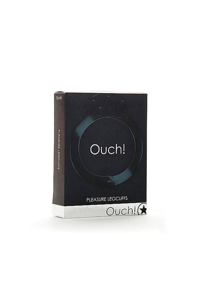 Ouch by Shots Toys - Pleasure Legcuffs - Black - Stag Shop