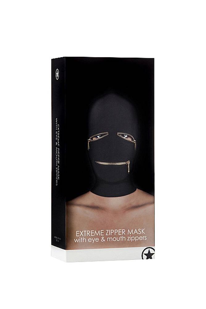Ouch by Shots Toys - Extreme Zipper Mask - Black - Stag Shop