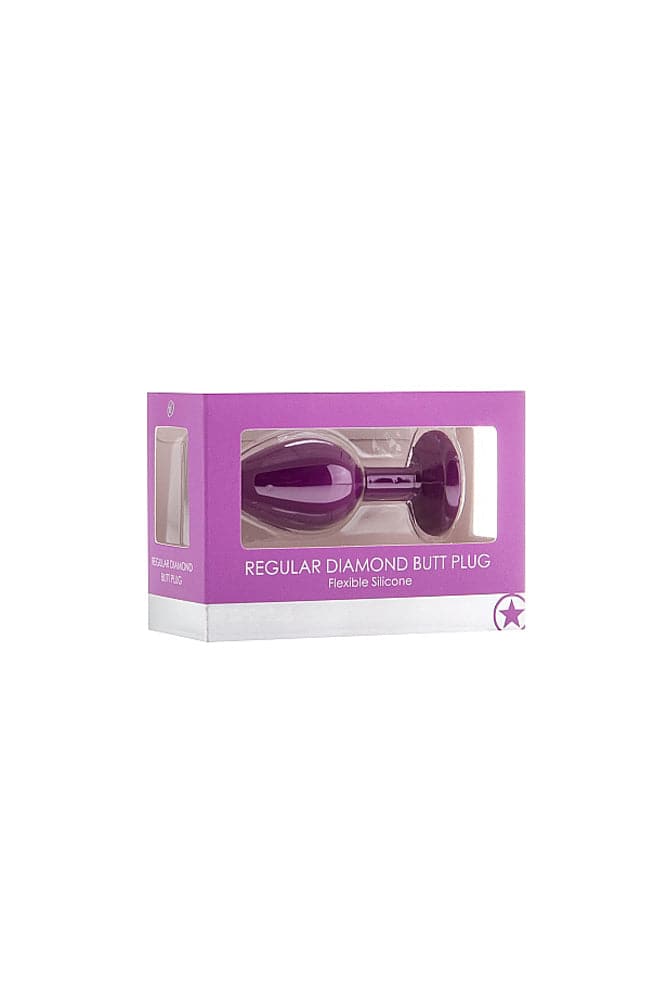 Ouch by Shots Toys - Diamond Butt Plug - Assorted Colours & Sizes - Stag Shop
