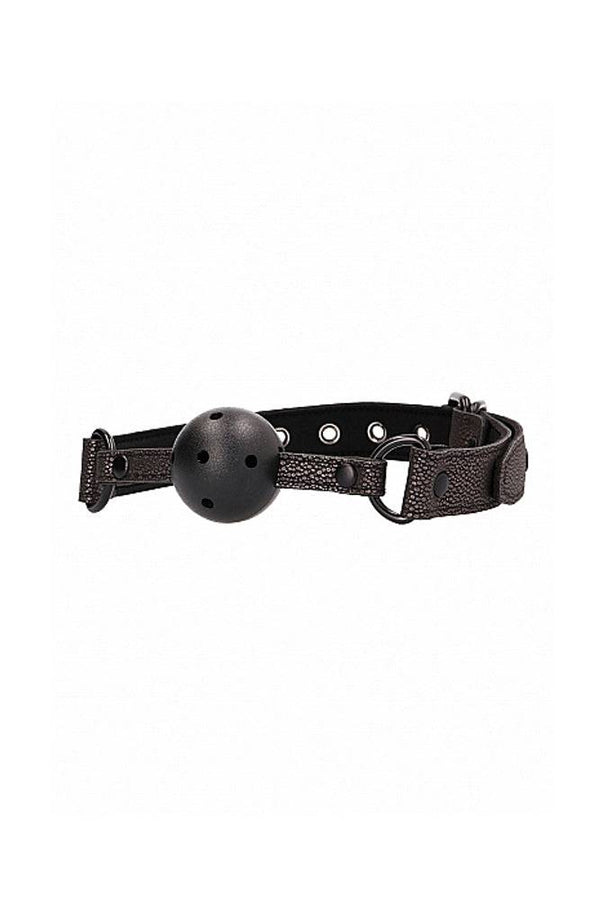 Ouch by Shots Toys - Elegant Ball Gag - Grey - Stag Shop