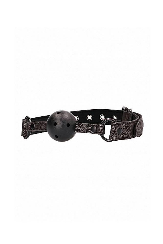 Ouch by Shots Toys - Elegant Ball Gag - Grey - Stag Shop