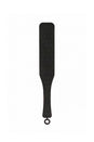 Ouch by Shots Toys - Silicone Textured Paddle - Black - Stag Shop