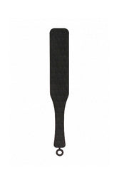 Ouch by Shots Toys - Silicone Textured Paddle - Black - Stag Shop