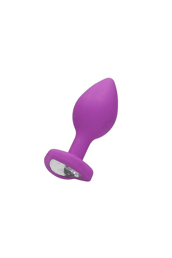 Ouch by Shots Toys - Diamond Heart Butt Plug - Assorted - Stag Shop
