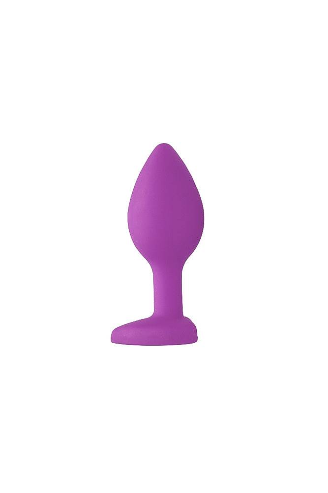 Ouch by Shots Toys - Diamond Heart Butt Plug - Assorted - Stag Shop