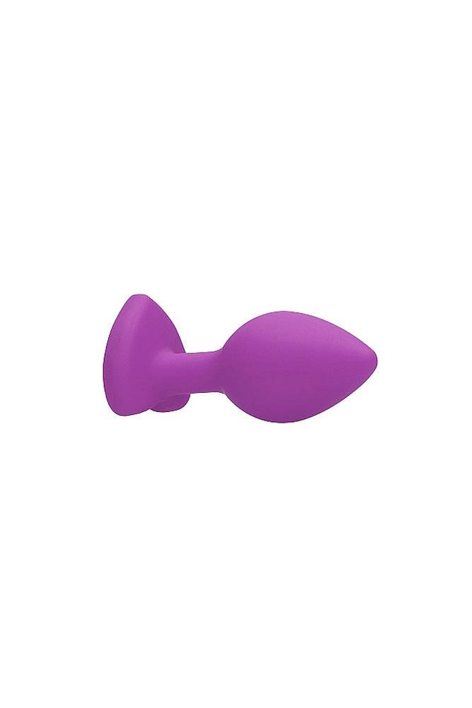 Ouch by Shots Toys - Diamond Heart Butt Plug - Assorted - Stag Shop