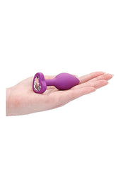 Ouch by Shots Toys - Diamond Heart Butt Plug - Assorted - Stag Shop