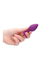 Ouch by Shots Toys - Diamond Heart Butt Plug - Assorted - Stag Shop