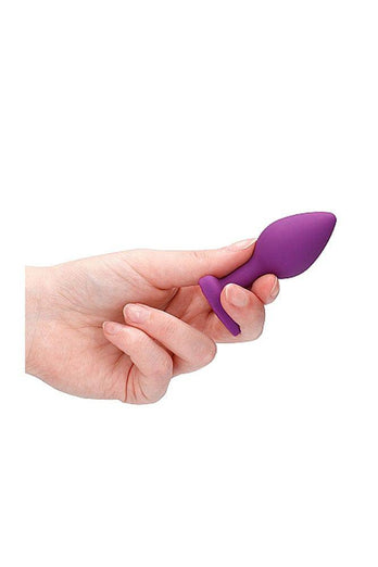 Ouch by Shots Toys - Diamond Heart Butt Plug - Assorted - Stag Shop
