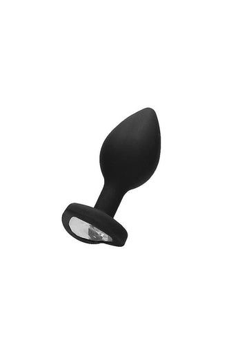Ouch by Shots Toys - Diamond Heart Butt Plug - Assorted - Stag Shop