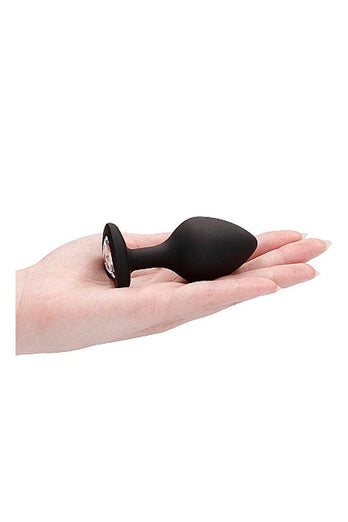 Ouch by Shots Toys - Diamond Heart Butt Plug - Assorted - Stag Shop