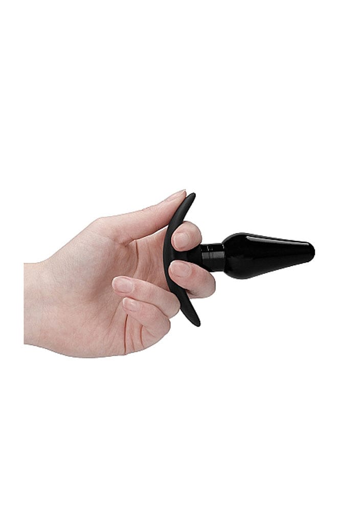 Ouch by Shots Toys - Interchangeable Butt Plug Set - Black - Stag Shop
