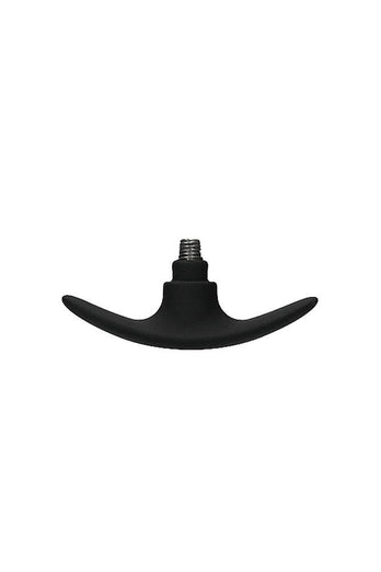 Ouch by Shots Toys - Interchangeable Butt Plug Set - Black - Stag Shop