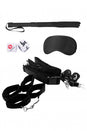 Ouch by Shots Toys - Bondage Belt Restraint System - Black - Stag Shop
