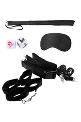Ouch by Shots Toys - Bondage Belt Restraint System - Black - Stag Shop