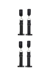 Ouch by Shots Toys - Door Restraint Kit - Black - Stag Shop