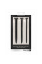 Ouch by Shots Toys - Screw Urethral Plug Set - Black - Stag Shop