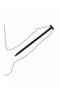 Ouch by Shots Toys - Screw Urethral Plug Set - Black - Stag Shop