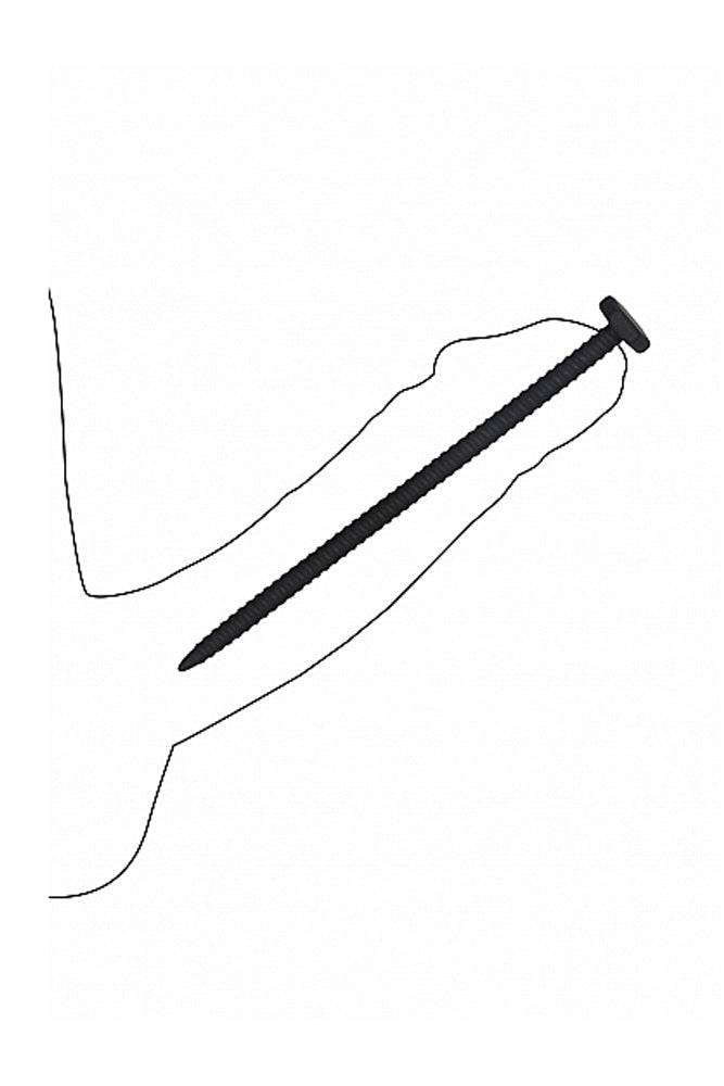 Ouch by Shots Toys - Screw Urethral Plug Set - Black - Stag Shop