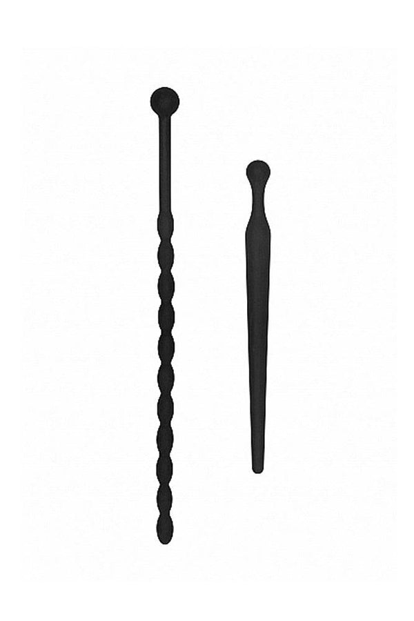 Ouch by Shots Toys - Beginner's Urethral Plug Set - Black - Stag Shop