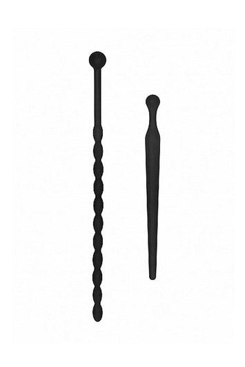 Ouch by Shots Toys - Beginner's Urethral Plug Set - Black - Stag Shop