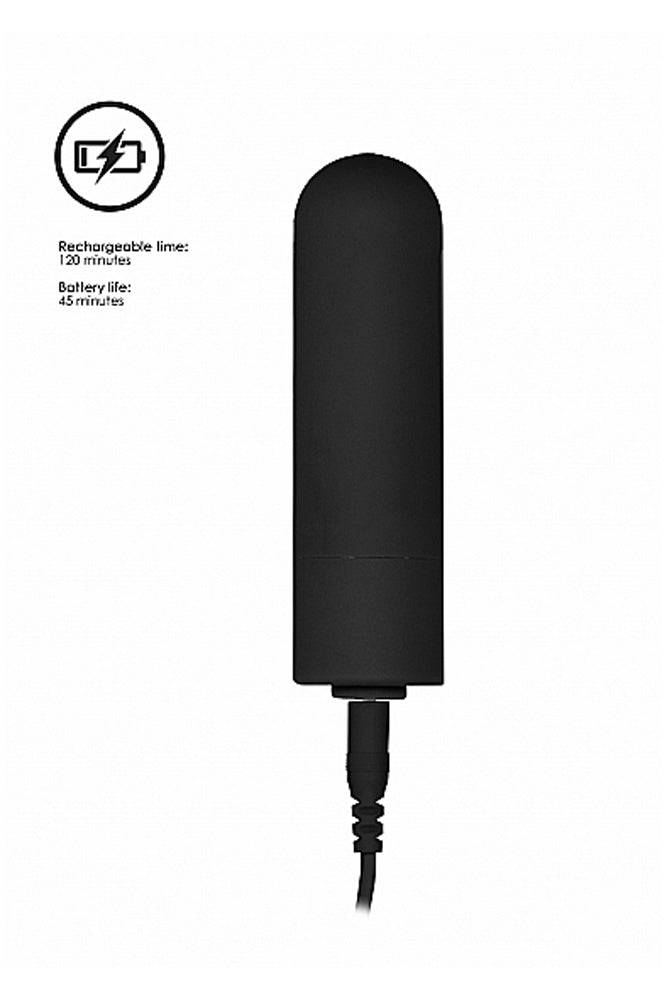 Ouch by Shots Toys - Rechargeable Vibrating Anal Set - Black - Stag Shop