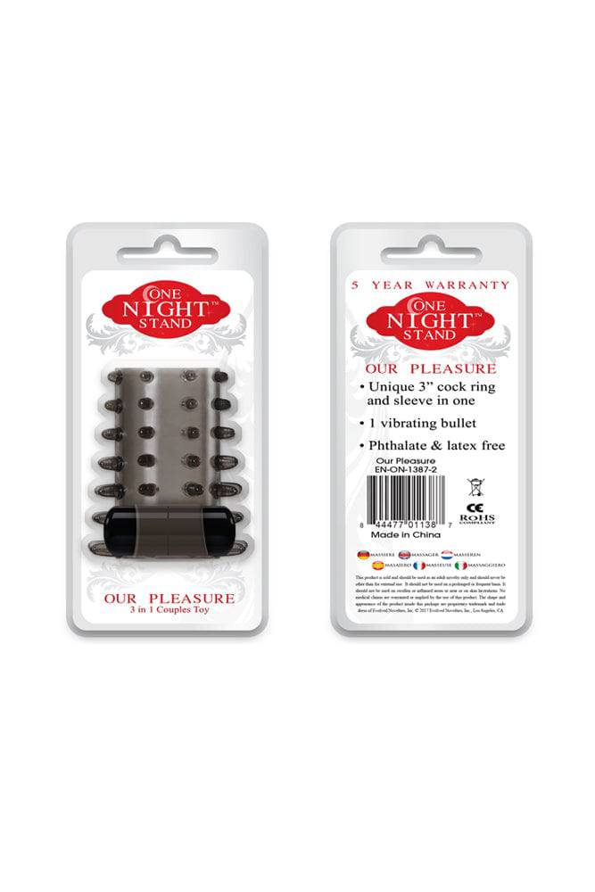 Evolved - One Night Stand - Our Pleasure Vibrating Cock Sleeve - Stag Shop