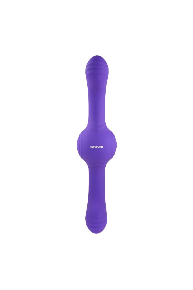 Evolved - Our Gyro Vibe Couples Vibrator - Purple - Stag Shop