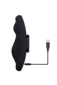 Thumbnail for Evolved - Gender X - Our Undie Remote Control Vibrator - Black - Stag Shop