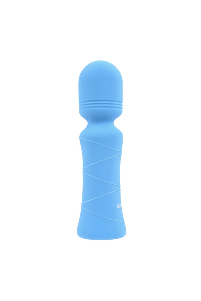 Evolved - Out of the Blue Mini Wand Vibrator - Blue - Stag Shop